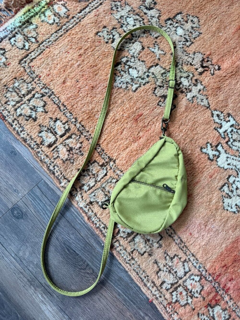 AmeriBag Avocado Green Crossbody Bag Adjustable Strap